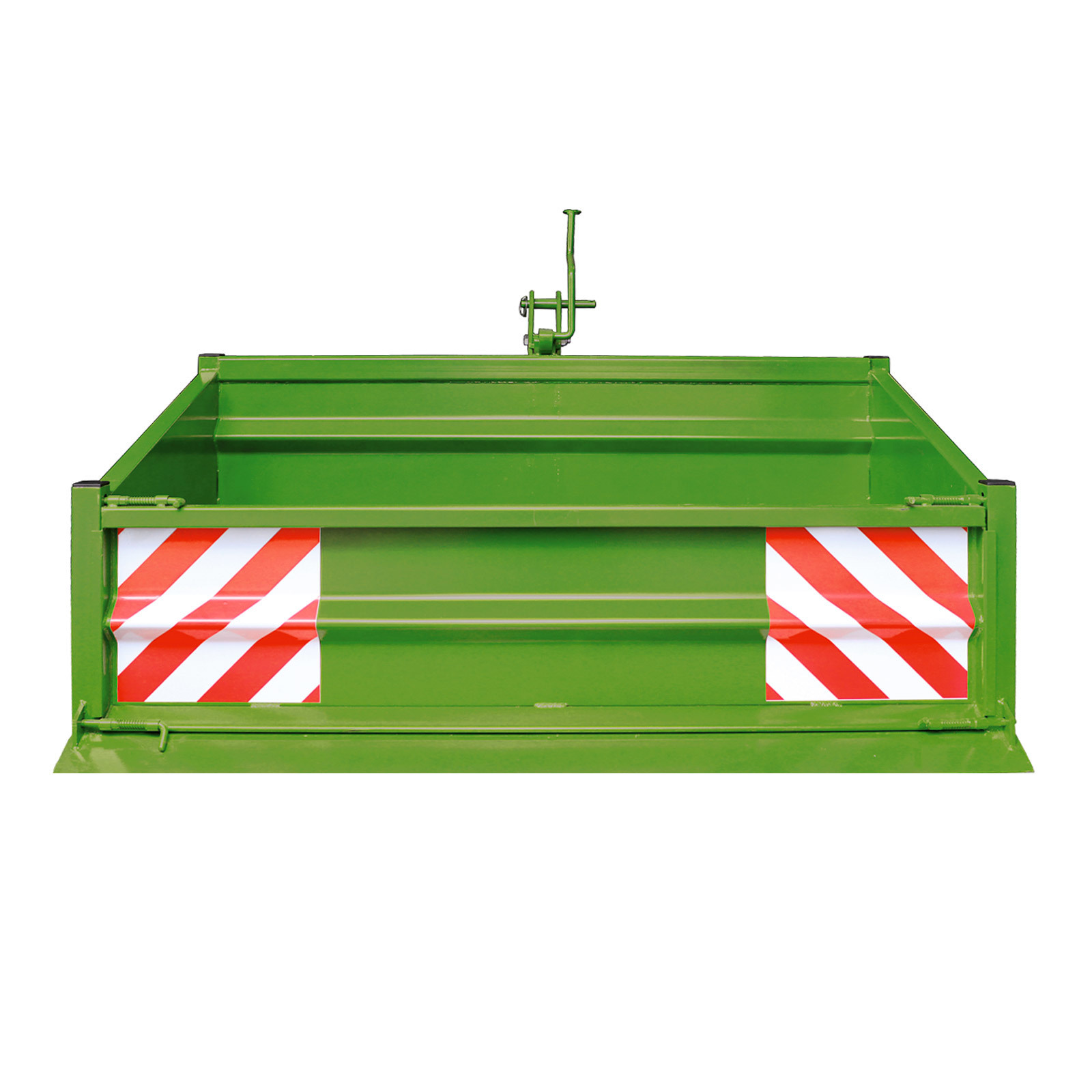 Dema Heckcontainer / Heckmulde 1500 S / K1-grün aus Stahl
