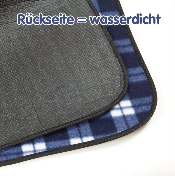 Dema Picknickdecke / Badedecke 190x130 cm blau