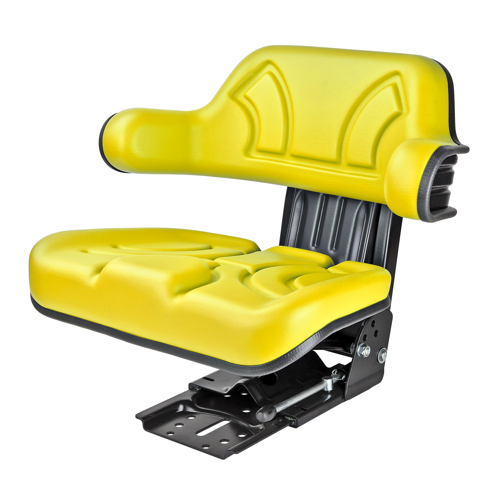 Traktorsitz STAR 10 gelb mit Armlehne Fahrersitz