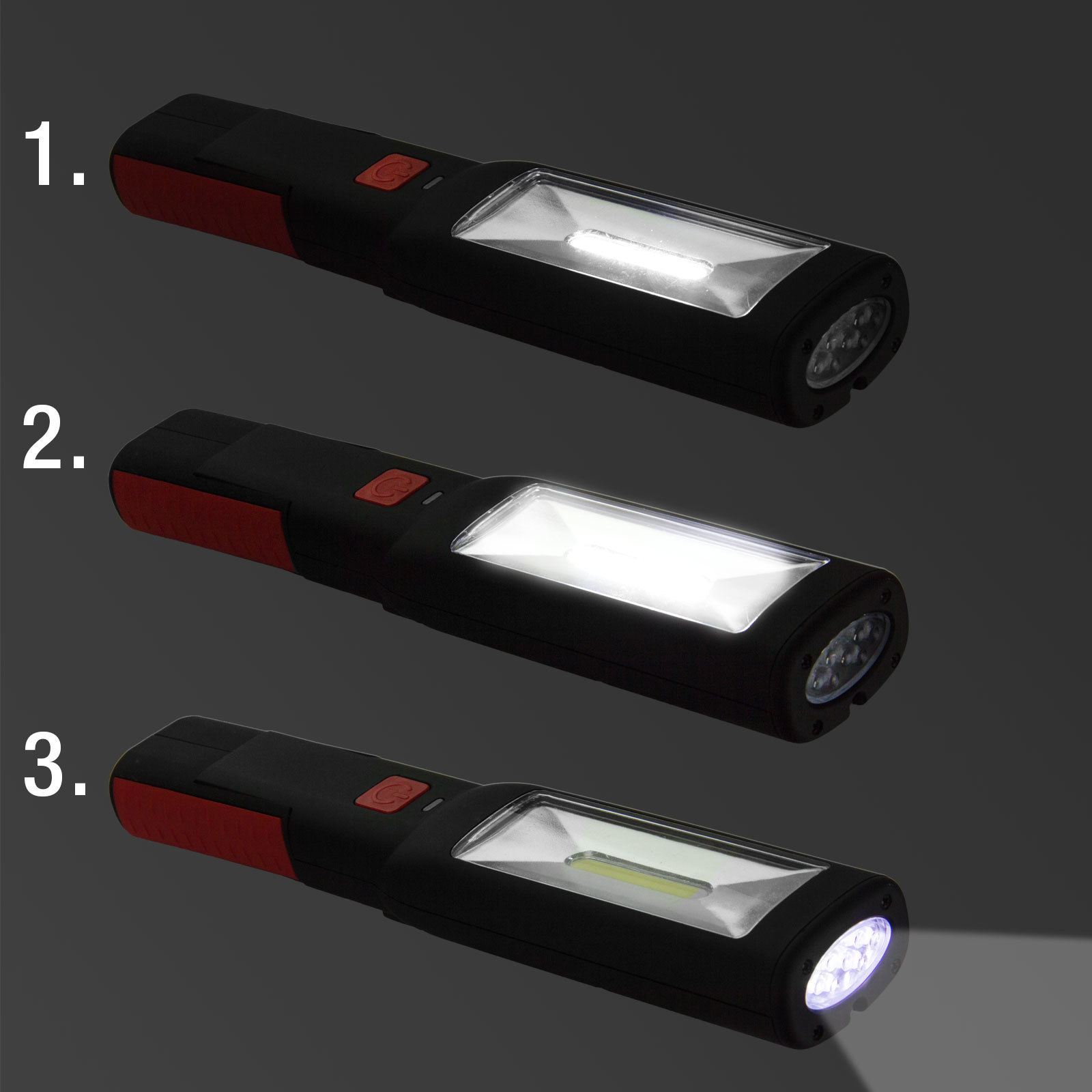 Dema LED Handlampe / Arbeitslampe 3W Li-Ion